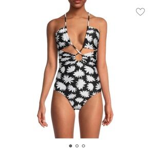 PatBO Dahlia Floral One-Piece Swimsuit